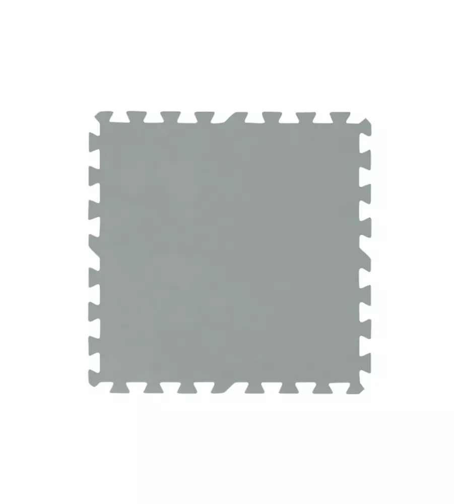 TAPPETO PER PISCINA BESTWAY GRIGIO 9 PEZZI 50X50 CM